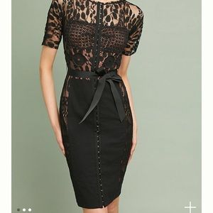 Anthropologie Bryon Lars Carissima Dress in Navy